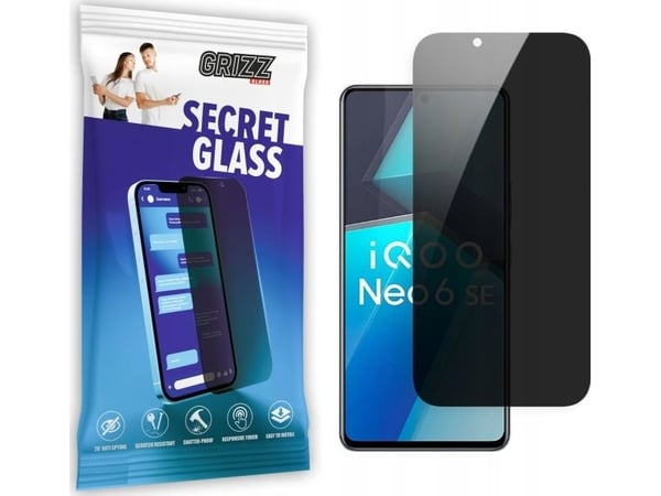 GrizzGlass personvernskjermglass GrizzGlass SecretGlass til vivo iQOO Neo 6 SE