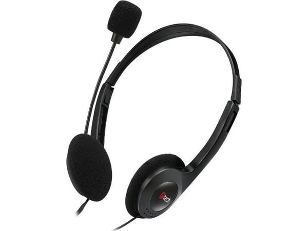 C-Tech MHS-03E headset med mikrofon