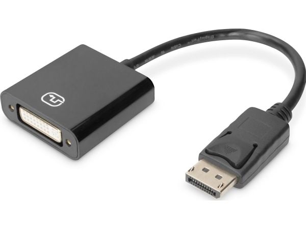 Digitus DB-340414-001-S, 0,15 m, Mini DisplayPort, DVI-I, Uros, Naaras, Suora