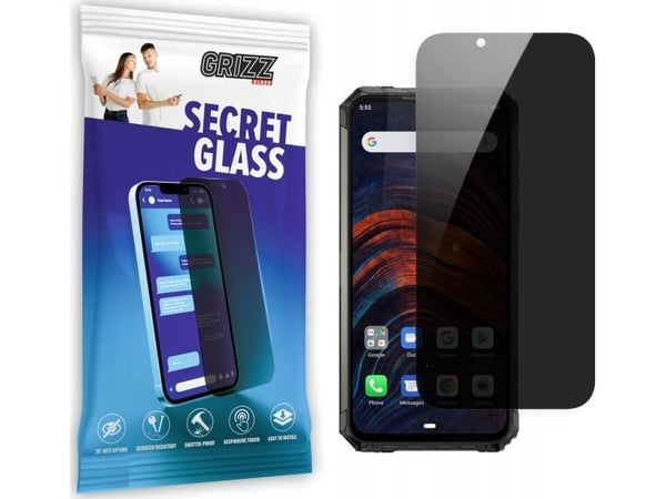 GrizzGlass personvern herdet glass GrizzGlass SecretGlass til Ulefone Armor 7