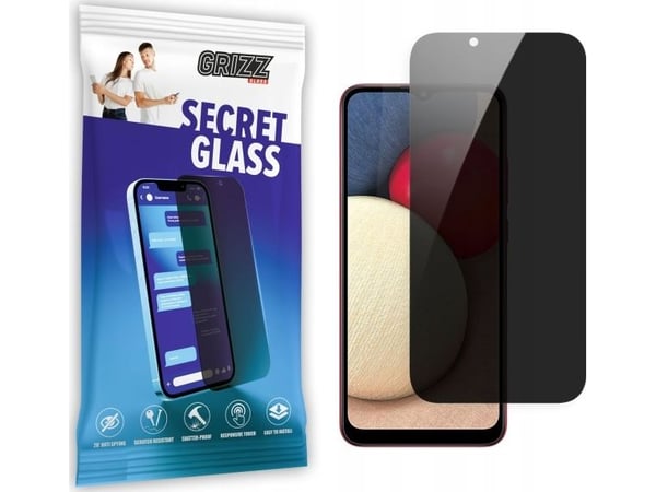 GrizzGlass personvern-skjermglass GrizzGlass SecretGlass Samsung Galaxy A02s