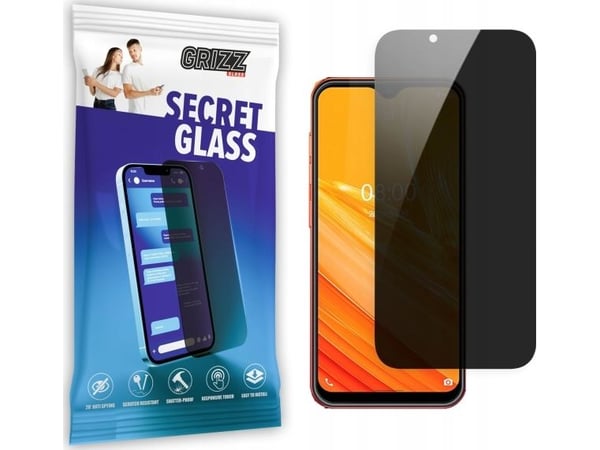 GrizzGlass GrizzGlass SecretGlass Ulefone Note 8 personvernglass