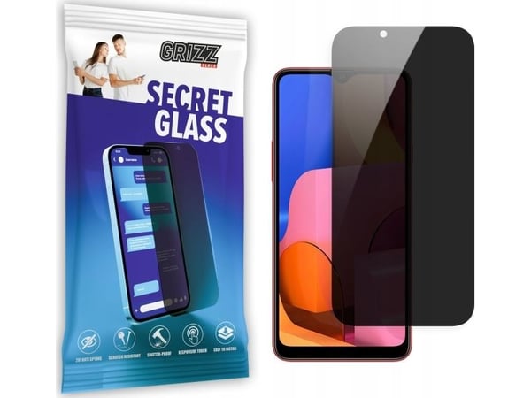 GrizzGlass personvernsbakeglass GrizzGlass SecretGlass til Samsung Galaxy A20s