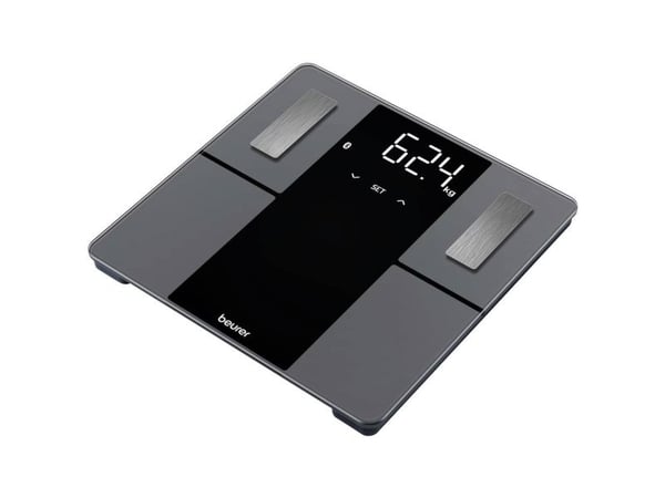 Beurer BF 500 Analyyttinen vaaka Punnitusalue=180kg Musta Bluetoothilla varustettuna