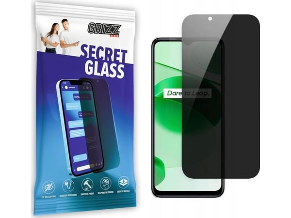 GrizzGlass personvern-tilbehør GrizzGlass SecretGlass for Realme C35