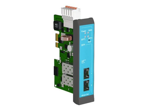 INSYS icom MRcard Fiber - Utvidelsesmodul - 1GbE - 1000Base-X, 100Base-X - for MRX MRX3 DSL, MRX3 LAN, MRX3 LTE, MRX5 DSL, MRX5 LAN, MRX5 LTE