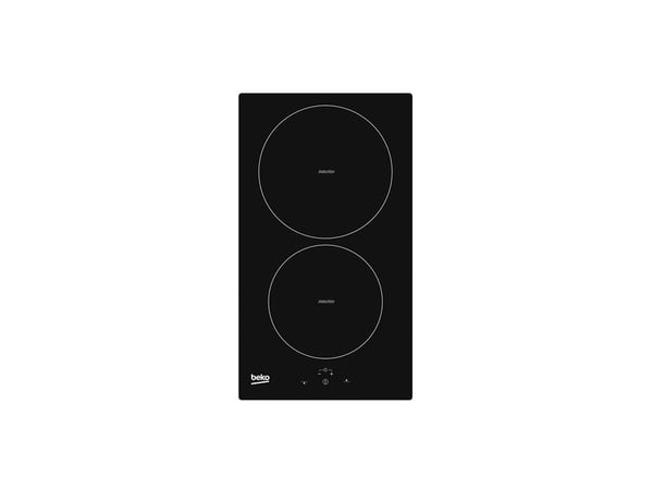 Beko HDMI32400DT - Induksjonskomfyrtopp - 2 plater - Nisje - bredde: 26.8 cm - dybde: 49 cm - svart