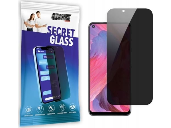 GrizzGlass personvernskjermglass GrizzGlass SecretGlass Oppo A74 5G