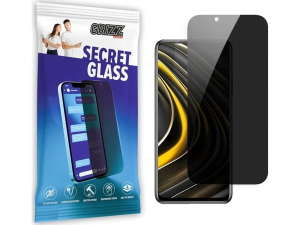 GrizzGlass SecretGlass Xiaomi POCO M3 yksityisyyslasi
