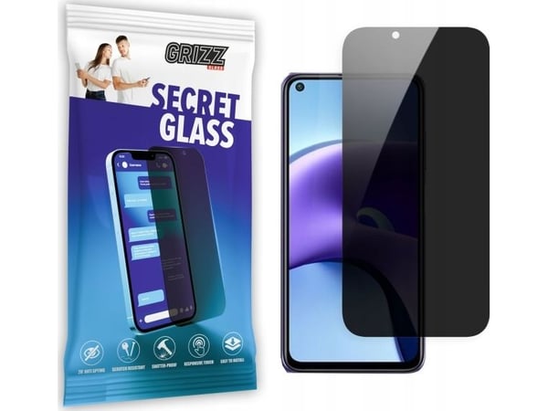 GrizzGlass Privacy Glass GrizzGlass SecretGlass Xiaomi Redmi Note 9 5G