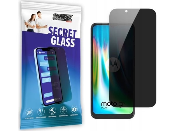 GrizzGlass Privacy Glass GrizzGlass SecretGlass Motorola Moto G9 Power