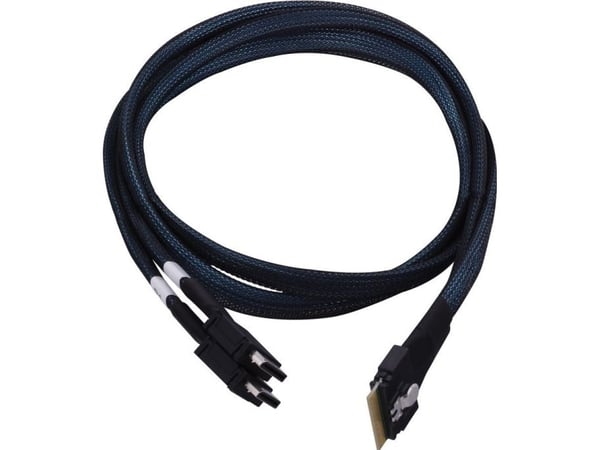 Microchip Technology 2304800-R, 0,8 m, 8x SFF-8654, 4x SFF-8612, Rett, Rett, Hankjønn/hankjønn