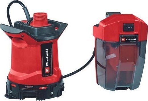 Einhell GE-DP 18/25 LL Li, 153 W, Batteri, 0,5 stang, 7000 l/t, Sort, Rød - SOLO