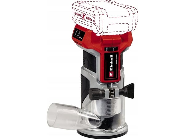 Einhell TP-ET 18 Li BL, Børsteløs, Sort, Rød, Sølv, 10000 RPM, 6, 8 (5/16"), 3,6 cm, Batteri - SOLO