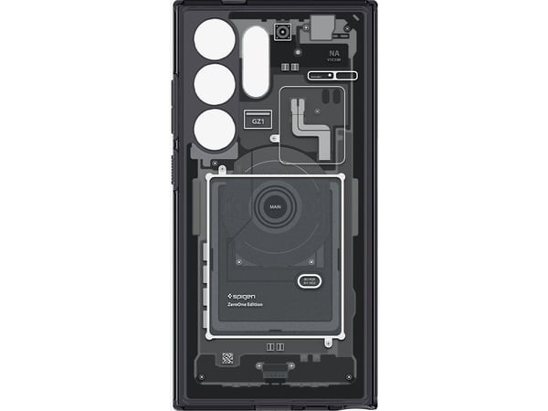 Spigen Ultra Hybrid Zero One, Deksel, Samsung, Galaxy S24 Ultra, 17,3 cm (6,8"), Sort