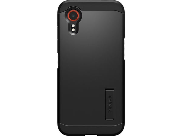 Spigen Tough Armor - Baksidedeksel for mobiltelefon - polykarbonat, termoplast-polyuretan (TPU) - svart - for Samsung Galaxy XCover7