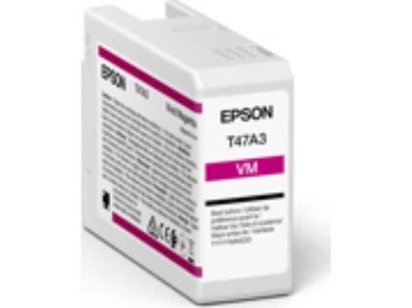 Epson T47A3 - 50 ml - livlig magenta - original - blekkpatron