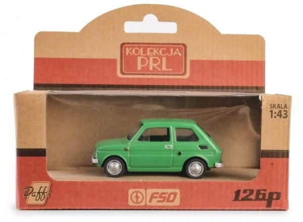 Daffi kjøretøy PRL Fiat 126p grønn