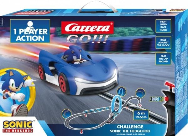 GO Track!! Challenger - Sonic 6,0 m 68001 Carrera