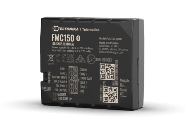 Teltonika FMC150 - GPS/GLONASS/GALILEO/BeiDou/QZSS-sporingsenhet - 128 MB