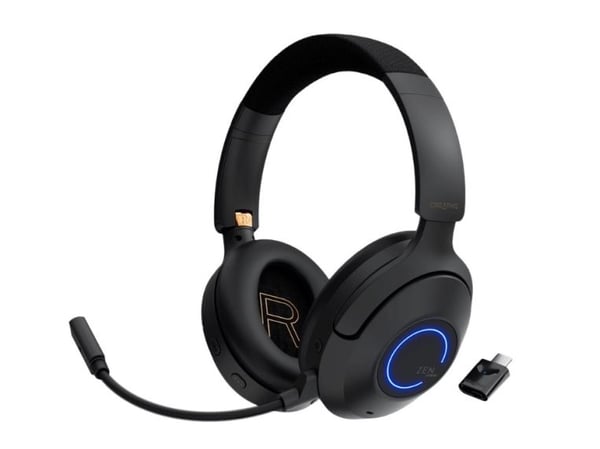 Creative Zen Hybrid Pro Classic - Hodesett - full størrelse - Bluetooth - trådløs - aktiv støydemping - svart