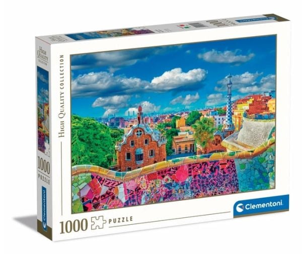 Clementoni CLE puzzle 1000 HQ Park Guell Barcelona 39744 Barcelona 39744