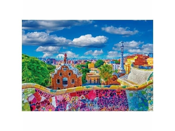Clementoni CLE puslespill 1000 HQ Park Guell Barcelona 39744