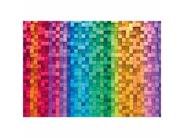 Clementoni CLE puslespill 1000 Compact Colorboom Pixel 39782