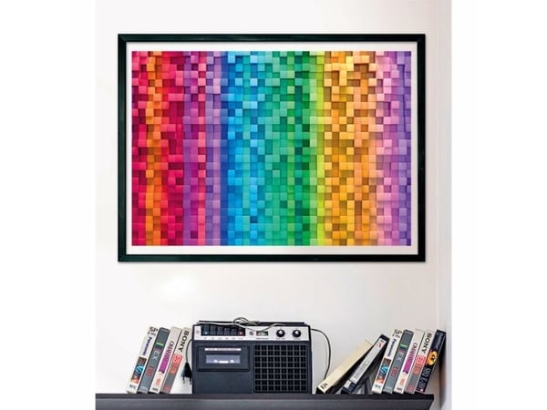 Clementoni CLE puslespill 1000 Compact Colorboom Pixel 39782