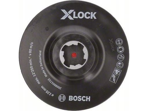 Bosch BAGSKIVE PLAST X-LOCK VELCRO 125MM
