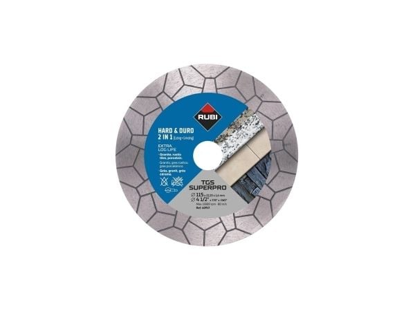 SARA RUBI DIAMOND DISC TGS 125 SUPERPRO FOR KJÆRING OG SLIPING 2-i-1