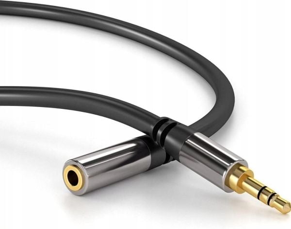 PremiumCord förlängningskabel Jack 3,5 mm - Jack 3,5 mm M/F 5 m