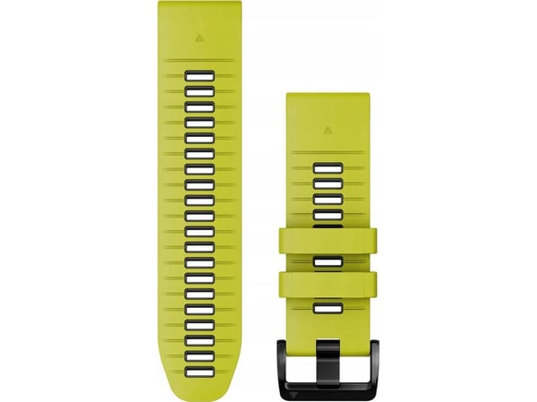 Garmin QuickFit 26, Band, Smartklokke, Grafitt, Limefarget, Garmin, Silikon, Sort