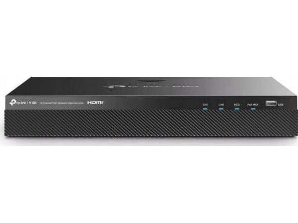 TP-Link VIGI VIGINVR2016H-16MP, 16 kanavaa, 3840 x 2160 pikseliä, 720p, 1080p, 2160p, 3840x2160, 1920x1080, 1680x1050, 81x1050, 8,20 720, G.7 11, G...