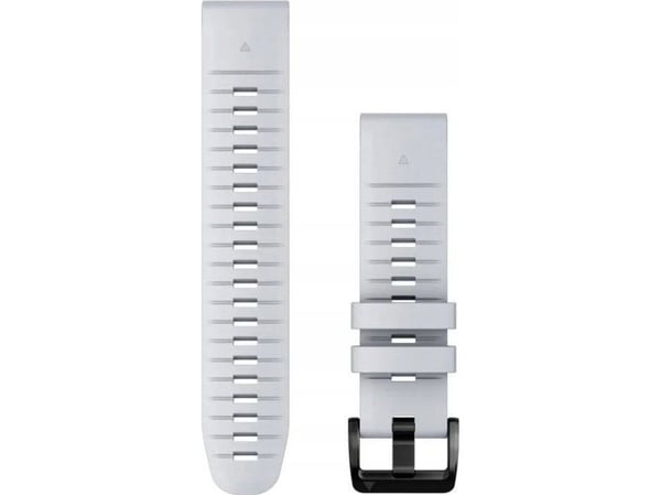 Garmin QuickFit 22 handledsrem i silikon (stenvit / svart spänne)