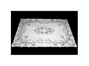 Kagepapir 32x46cm Firkantet Hvid Udstanset,500 stk/pk