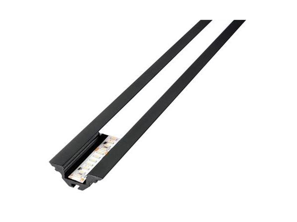 SG ARMATUREN StripLine 1,8m Sort profil hjørne