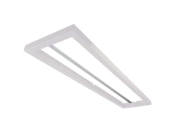 SG ARMATUREN Sense 300x1200 Hvid Påbygningsramme Aluminium