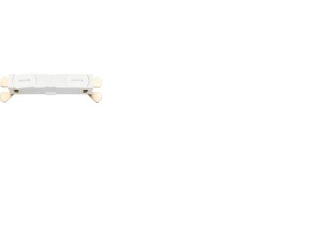 Zip 230V Sammenkobling lige stykke hvid