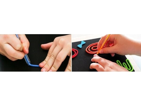 Kurvsett spaghetti fluo