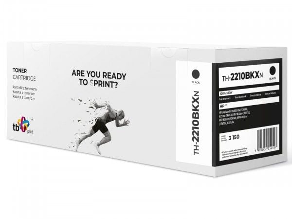 Toner for HP Color LJ Pro M255 W2210X TH-2210BKXN 100 % ny BK