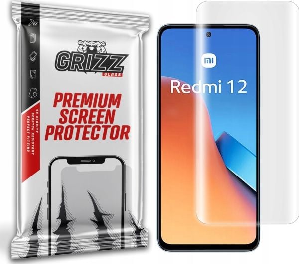 GrizzGlass hydrogel- beskyttelsesfolie GrizzGlass Hydrofilm til Xiaomi Redmi 12