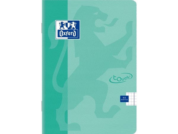 Oxford Notebook Oxford Touch Pastel A5/60k checkered turquoise