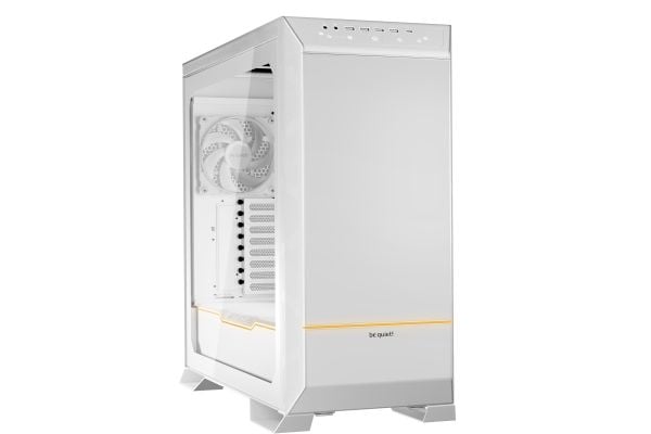 be quiet! Dark Base Pro 901 - FT - ATX - sidepanel med vindu (herdet glass) - ingen strømforsyning (ATX / PS/2) - hvit - USB/lyd