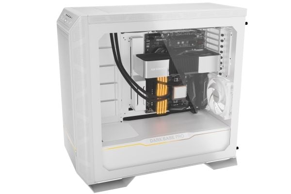 be quiet! Dark Base Pro 901 - FT - ATX - sidepanel med vindu (herdet glass) - ingen strømforsyning (ATX / PS/2) - hvit - USB/lyd