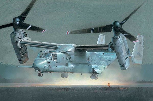1:48 V-22 OSPREY plastbyggesett 1:48 V-22 OSPREY plastbyggesett