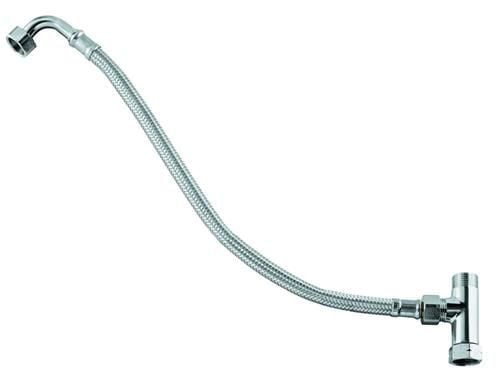 GROHE 47533000, Krantilkobling, Rustfritt stål, 3/8"