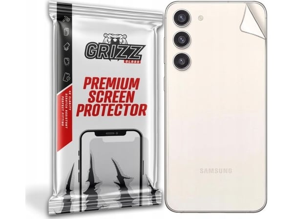GrizzGlass beskyttelsesfilm bak GrizzGlass SatinSkin for Samsung Galaxy S23+ Plus