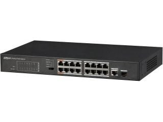 Dahua Technology PFS3117-16ET-135, Uhåndtert, L2, Fast Ethernet (10/100), Full tosidig, Strøm over Ethernet (PoE)