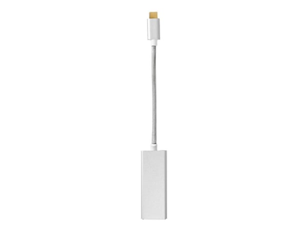 Nedis - Nettverks/USB-adapter - USB-C 3.2 Gen 1 - Gigabit Ethernet x 1 - sølv